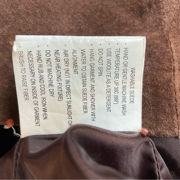 Bernardo Brown Suede Button-Front Jacket - Picture 7 of 13